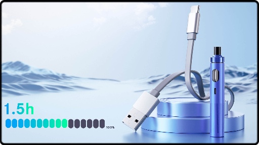 1700mAh d'autonomie, charge rapide USB-C